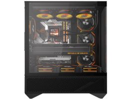 Darkflash DY460 számítógépház (fekete) + 4 ARGB ventilátorok (DY460 BLACK + 4 FANS)